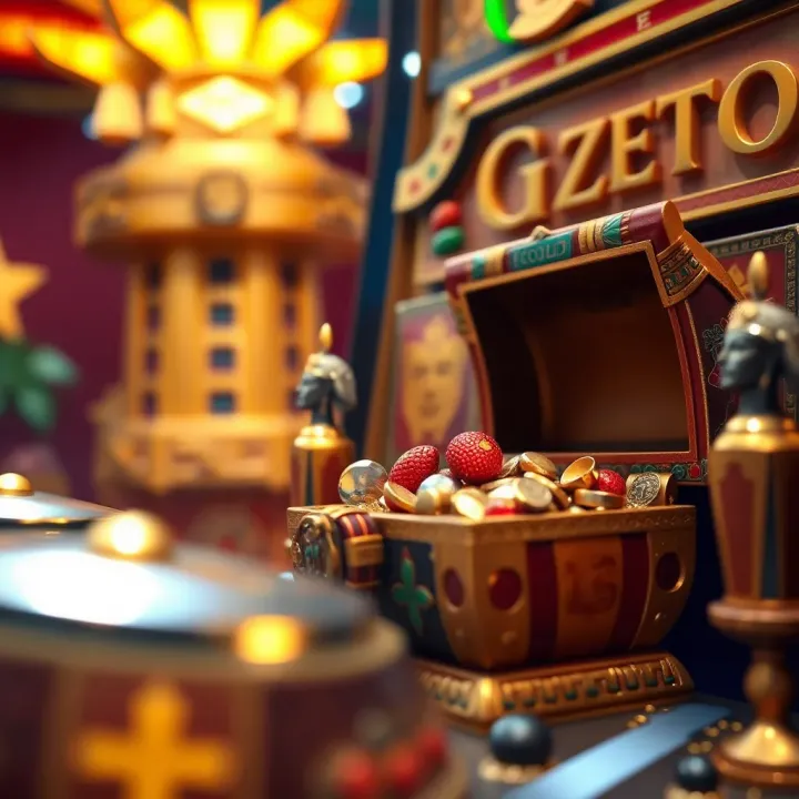 Bonus round feature with treasure and rewards in Aztec Gold slot game enhancing winning opportunities