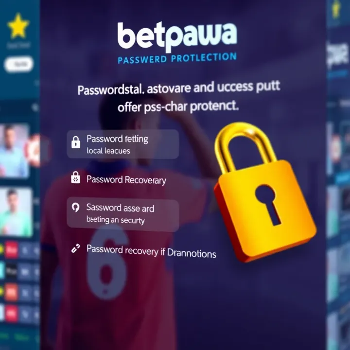 Betpawa Password Recovery and Account Protection Overview Illustration of password recovery options on Betpawa platform emphasizing account security