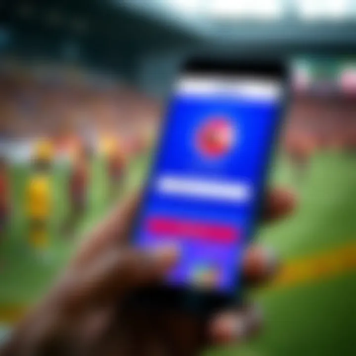 Mobile phone screen displaying Betpawa app interface for entering betting code