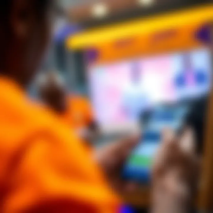 User entering a booking code on a mobile betting platform