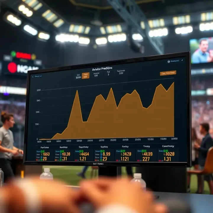 Graphical representation of data trends used in the Aviator predictor to forecast game outcomes